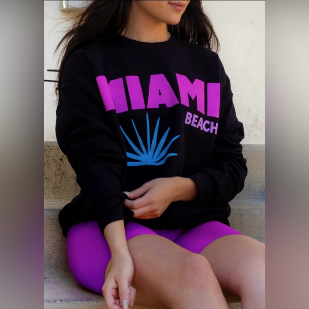 NWT Miami Beach Crewneck